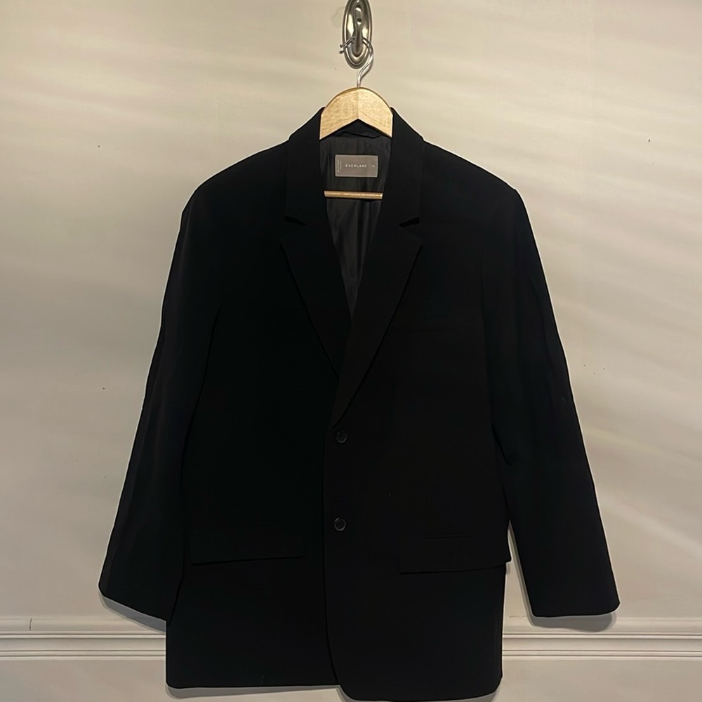 Everlane Women’s Oversized Blazer.  Black. 16.  NWOT.